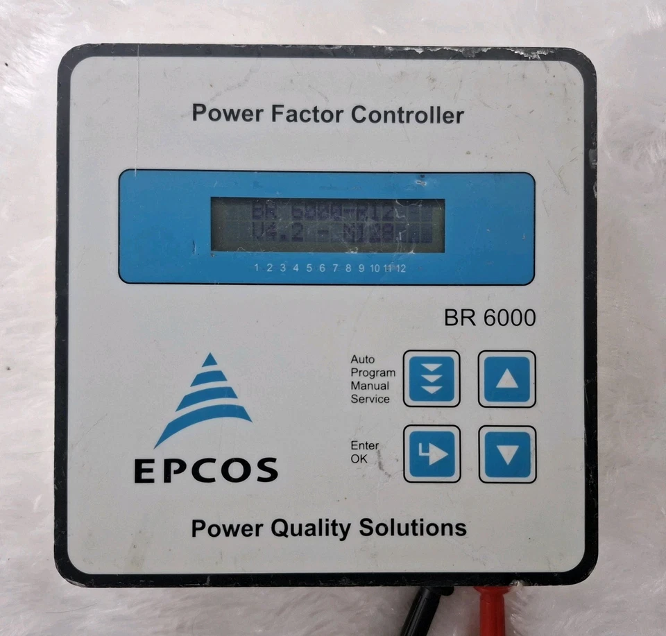 USED WORKING EPCOS BR 6000 POWER FACTOR CONTROLLER POWER QUALITY SOLUTIONS